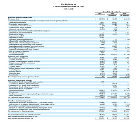 Riot Platforms (RIOT) Income Statement .